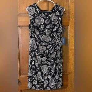 Tommy Hilfiger Black and Cream Floral Dress